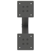 Salontafelpoten 2 st X-vormig 37x(30-31) cm staal antraciet 6