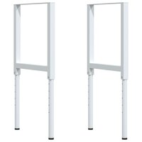 Werkbank rechthoekig 100x60x(71,5-98) cm massief beukenhout 5