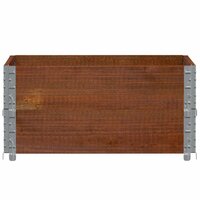 Palletopzetranden 2 st 80x60 cm massief grenenhout bruin 3
