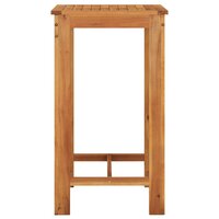 3-delige Tuinbarset massief acaciahout en poly rattan bruin 7