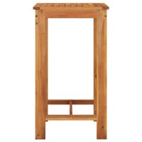 3-delige Tuinbarset massief acaciahout en poly rattan grijs 7