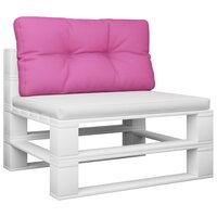 Palletkussen 80x40x12 cm stof roze 3