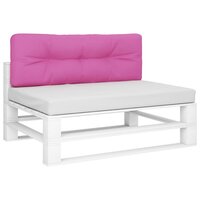 Palletkussen 120x40x12 cm stof roze 3