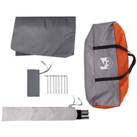 Kampeerluifel waterdicht 430x380x210 cm oranje 8