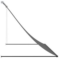 Luifel uittrekbaar 250x150 cm stof en staal antracietkleurig 4
