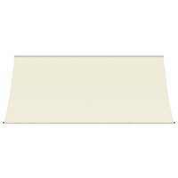 Luifel uittrekbaar 300x150 cm stof en staal cr&egrave;mekleurig 3