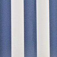 Luifeldoek 6x3 m canvas blauw en wit 3