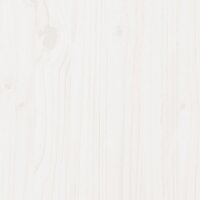 Kinderbed met bedhuis 70x140 cm massief grenenhout wit 8