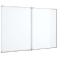 Whiteboard magnetisch inklapbaar 120x80x1,7 cm aluminium 2
