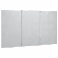 Whiteboard magnetisch inklapbaar 120x80x1,7 cm aluminium 4