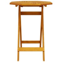 Tuintafel inklapbaar &Oslash;60x75 cm massief acaciahout 4