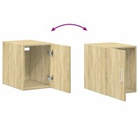 Wandkast 30x42,5x40 cm bewerkt hout sonoma eikenkleurig 7