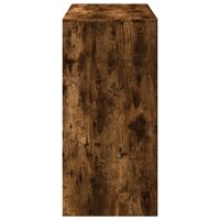 Bartafel 102x50x103,5 cm bewerkt hout gerookt eikenkleur 5