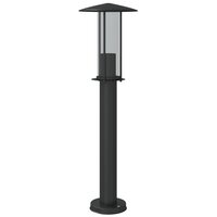 Vloerlamp voor buiten 60 cm roestvrij staal zwart 4
