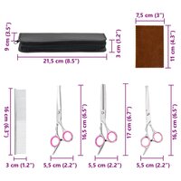 4-delige Hondentrimset roestvrij staal 8
