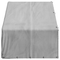 Hondenkennel buiten met deksel 3x2x1,9 m gegalvaniseerd staal 4