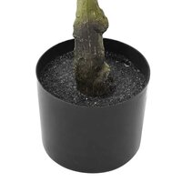 Kunstficussenboom 30 blaadjes 125 cm groen 3