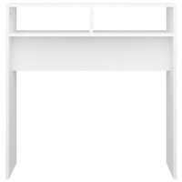 Wandtafel 78x30x80 cm bewerkt hout wit 5