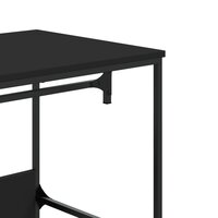 Kledingkast 90x50x180 cm bewerkt hout zwart 7