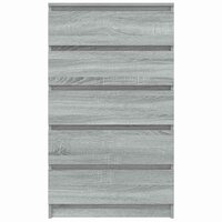 Ladekast 60x36x103 cm bewerkt hout grijs sonoma eikenkleurig 4