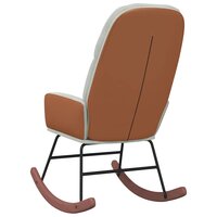 Schommelstoel fluweel lichtgrijs 6