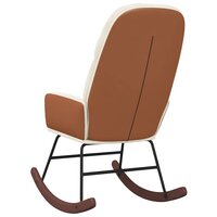 Schommelstoel fluweel cr&egrave;mewit 5