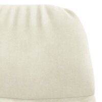 Schommelstoel fluweel cr&egrave;mewit 6