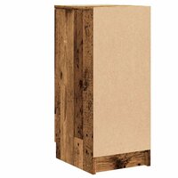 Schoenenkast 29,5x35x70 cm bewerkt hout oud houtkleurig 6