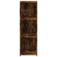 Dressoir 30x41x93 cm bewerkt hout gerookt eikenkleurig 4