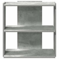 Boekenkast 3-laags 60x30x60 cm bewerkt hout betongrijs 4