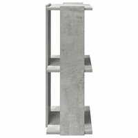 Boekenkast 3-laags 60x30x80 cm bewerkt hout betongrijs 5
