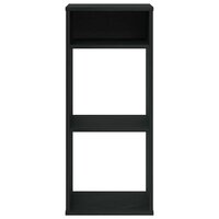 Boekenkast 34x31x80 cm bewerkt hout zwart 4