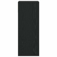 Boekenkast 34x31x80 cm bewerkt hout zwart 5