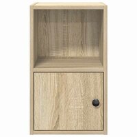 Boekenkast 31x24x52 cm bewerkt hout sonoma eikenkleurig 5