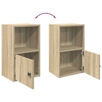 Boekenkast 31x24x52 cm bewerkt hout sonoma eikenkleurig 8