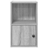 Boekenkast 31x24x52 cm bewerkt hout grijs sonoma eikenkleurig 5