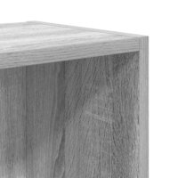 Boekenkast 31x24x52 cm bewerkt hout grijs sonoma eikenkleurig 9