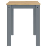Eettafel Panama 117x60x75 cm massief grenenhout grijs 5