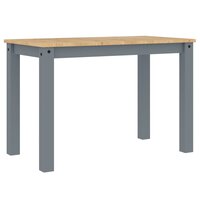 Eettafel Panama 117x60x75 cm massief grenenhout grijs 6