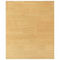 Eettafel massief hout wit rubber 8