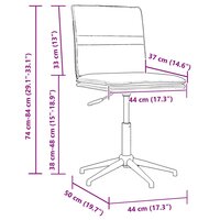 Eetkamerstoel fluweel donkergrijs 9