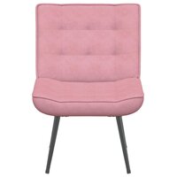Relaxstoel 64x74x84 cm fluweel roze 4