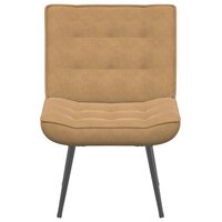 Relaxstoel 64x74x84 cm fluweel bruin 4