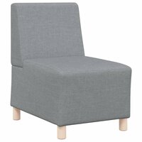 Fauteuil 55 cm stof lichtgrijs 2