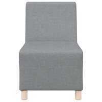 Fauteuil 55 cm stof lichtgrijs 4