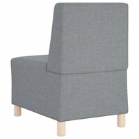 Fauteuil 55 cm stof lichtgrijs 6