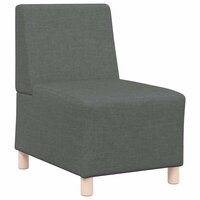 Fauteuil 55 cm stof donkergrijs 2