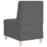 Fauteuil 55 cm stof donkergrijs 6