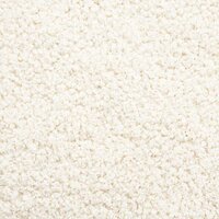 Fauteuil 55 cm gekrulde wolachtige stof cr&egrave;mekleurig 8