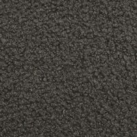 Fauteuil 55 cm gekrulde wolachtige stof donkergrijs 8